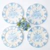 Seville Blue Gardênia Starter Plate (set of 4)