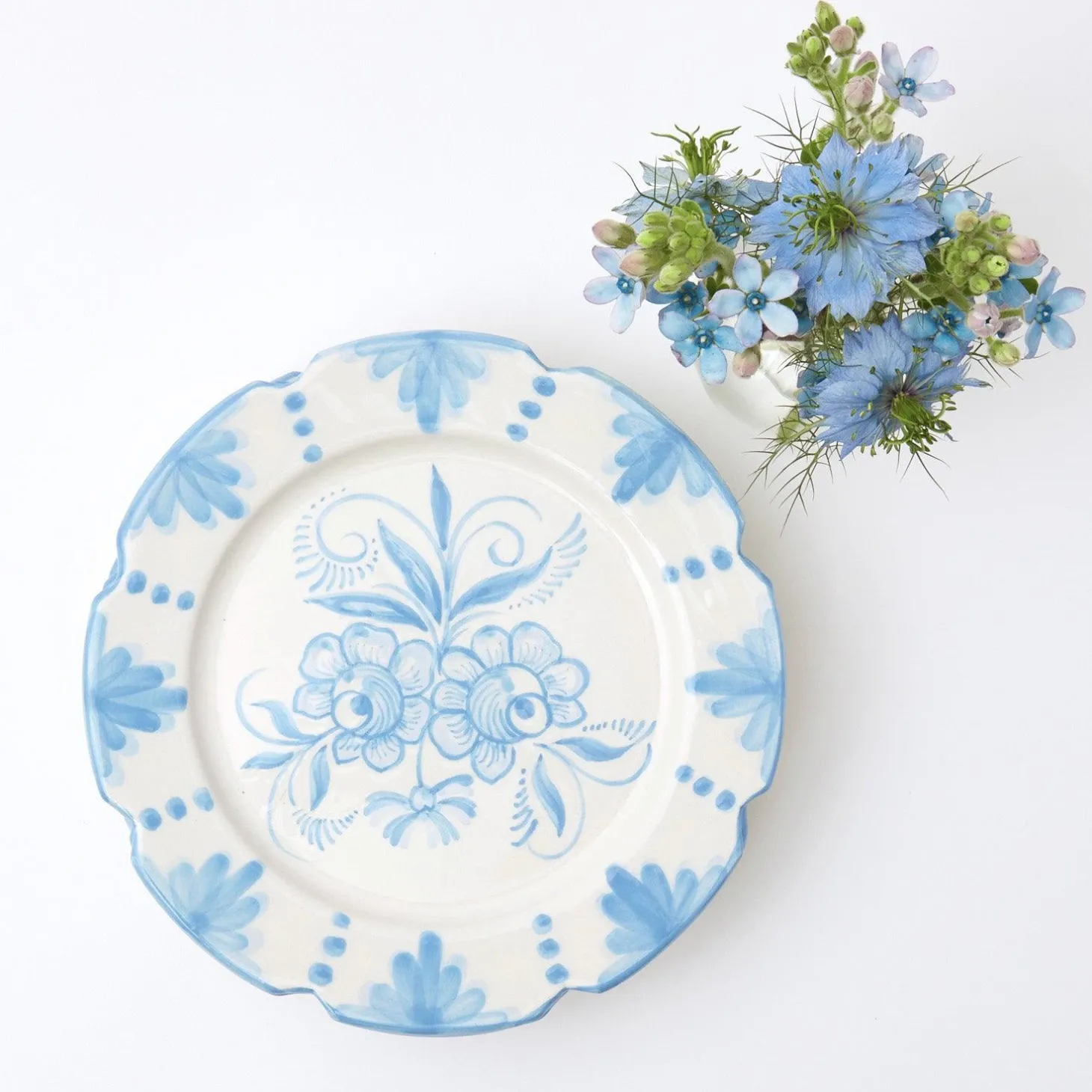 Seville Blue Gardênia Starter Plate