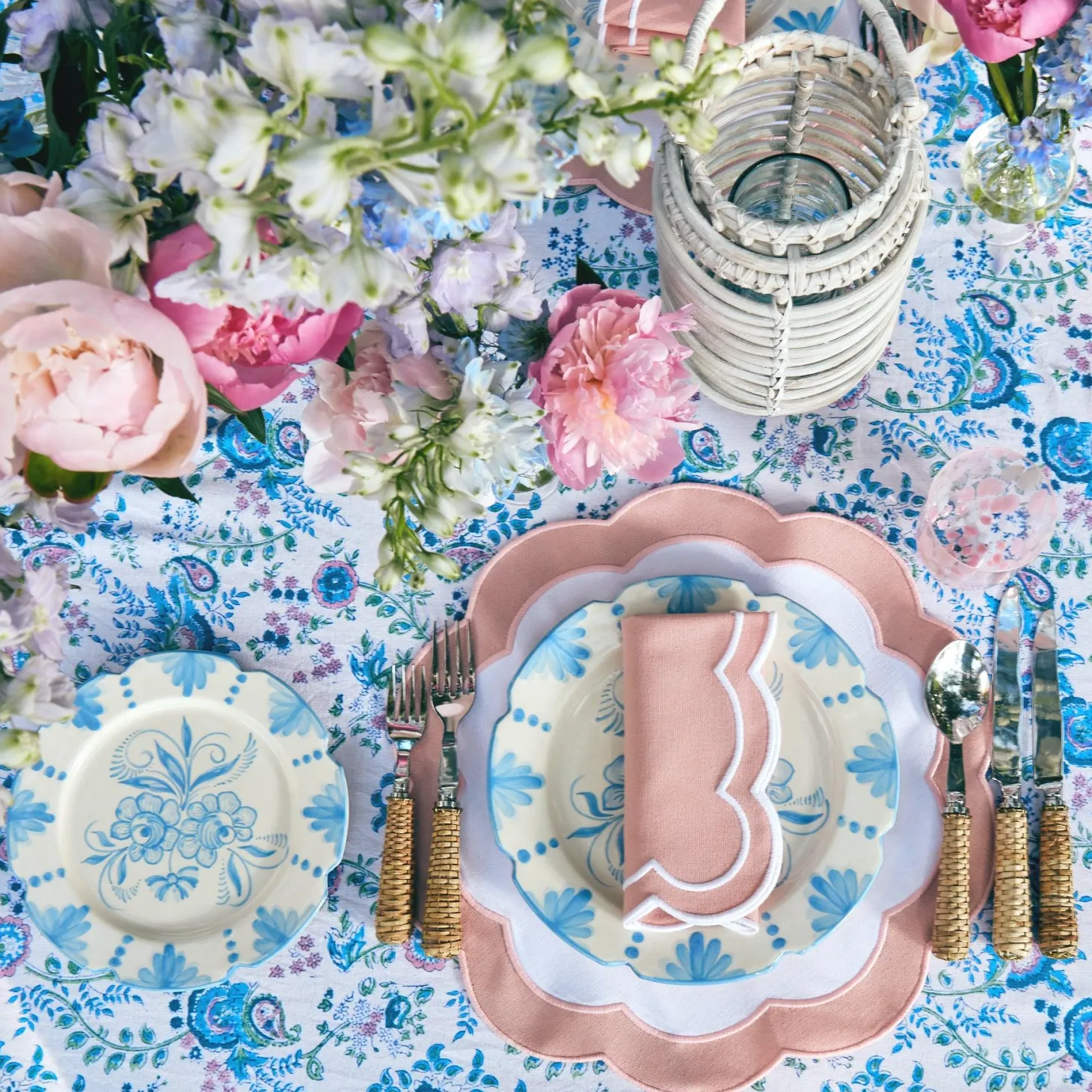 Seville Blue Gardênia Starter Plate