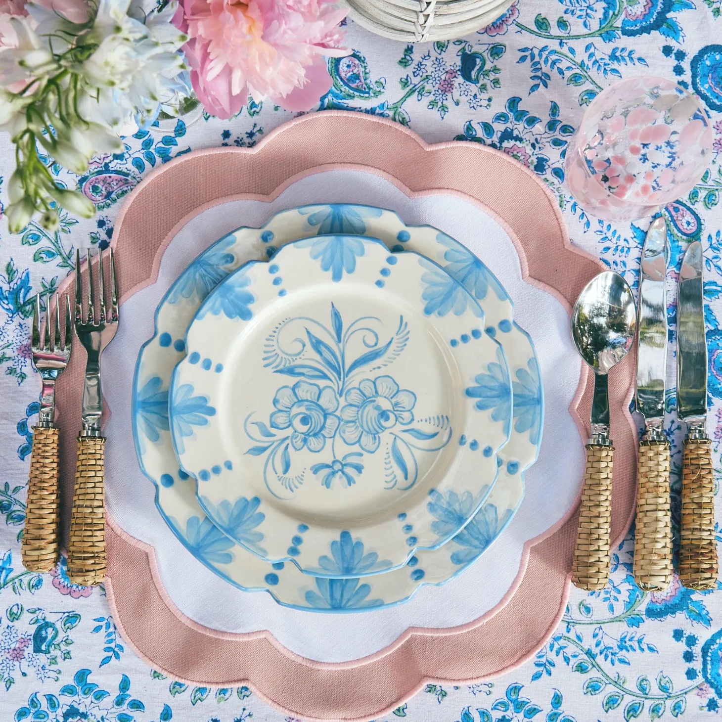 Seville Blue Gardênia Starter Plate