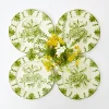 Seville Green Gardênia Starter Plates (Set of 4)