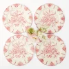 Seville Pink Gardênia Dinner Plate (set of 4)
