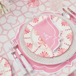Seville Pink Gardênia Dinner Plate (set of 4)