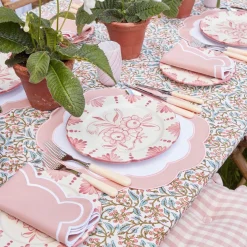 Seville Pink Gardênia Dinner Plate (set of 4)