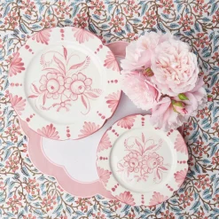 Seville Pink Gardênia Dinner Plate (set of 4)
