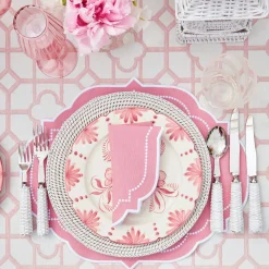 Seville Pink Gardênia Dinner Plate (set of 4)