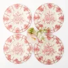 Seville Pink Gardênia Dinner & Starter Plates (Set of 8)