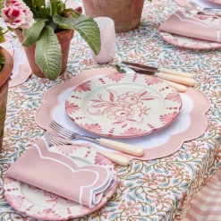 Seville Pink Gardênia Starter Plate (set of 4)