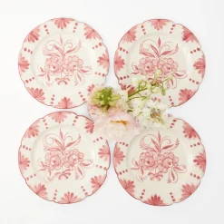 Seville Pink Gardênia Starter Plate (set of 4)