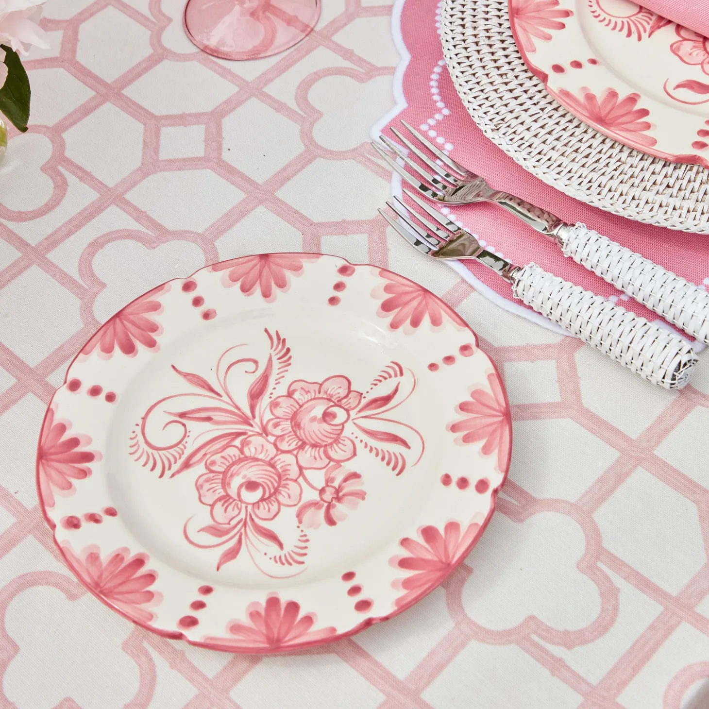 Seville Pink Gardênia Starter Plate