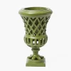 Small Adelaide Green Lattice Urn Vase