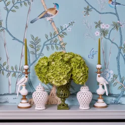 Small Adelaide Green Lattice Urn Vase