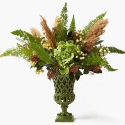 Small Adelaide Green Lattice Urn Vase