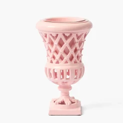 Small Adelaide Pink Lattice Urn Vase