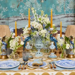 Small Adelaide Soft Blue Lattice Urn Vase