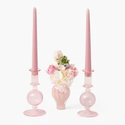 Small Camille Peony Candle Holder (Pair)