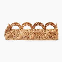 Small Elena Rattan Tray