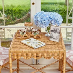 Small Elena Rattan Tray