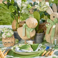 Small Raffia Chick (Pair)