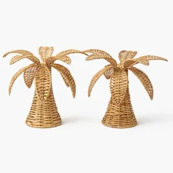 Small Rattan Palm Tree (Pair)