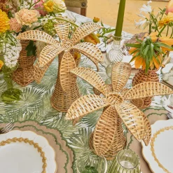 Small Rattan Palm Tree (Pair)