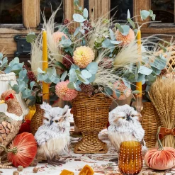 Small Rattan Urn Vase