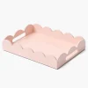 Small Soft Pink Lacquer Tray