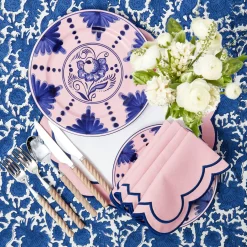 Sofia Pink Appliqué Placemats & Napkins (Set of 4)