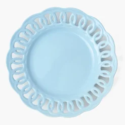 Soft Blue Lace Dinner Plate
