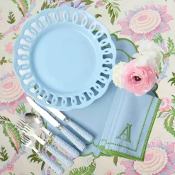 Soft Blue Lace Dinner Plate