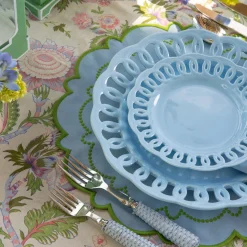 Soft Blue Lace Dinner Plate