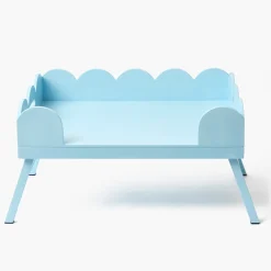 Soft Blue Lacquer Breakfast Tray