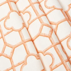 Soft Coral Shaded Bamboo Fabric