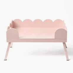 Soft Pink Lacquer Breakfast Tray