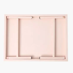Soft Pink Lacquer Breakfast Tray