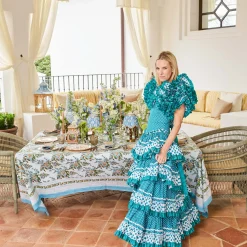 Sophia Blockprint Tablecloth