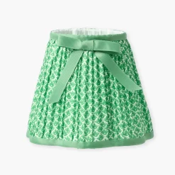 Spring Green Lotus Bow Lampshade (18cm)