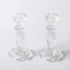 Tall Lace Edge Candle Holders (Pair)