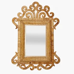 The Grand Rattan Mirror