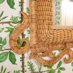 The Grand Rattan Mirror