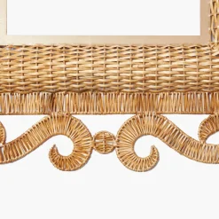 The Grand Rattan Mirror