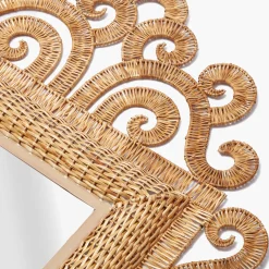 The Grand Rattan Mirror