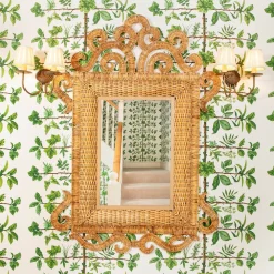 The Grand Rattan Mirror
