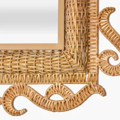 The Small Grand Rattan Mirror