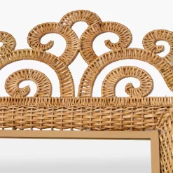 The Small Grand Rattan Mirror