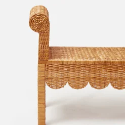 Thea Rattan Bench
