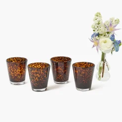 Tortoiseshell Glasses (Set of 4)