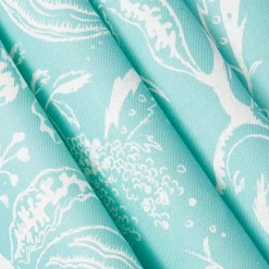 Turquoise Chelsea Square Fabric