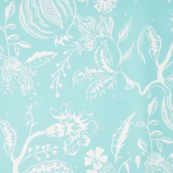 Turquoise Chelsea Square Fabric