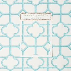 Turquoise Shaded Bamboo Fabric